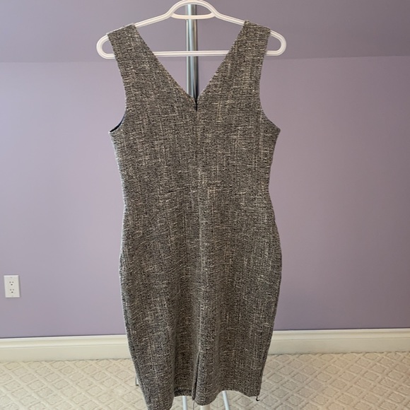 Banana Republic blue & white tweed dress, size 4 - Picture 4 of 6